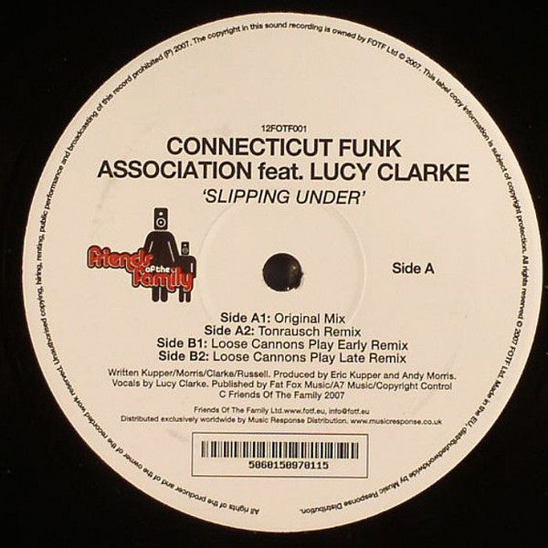 Connecticut Funk Association Feat. Lucy Clarke : Slipping Under (12")