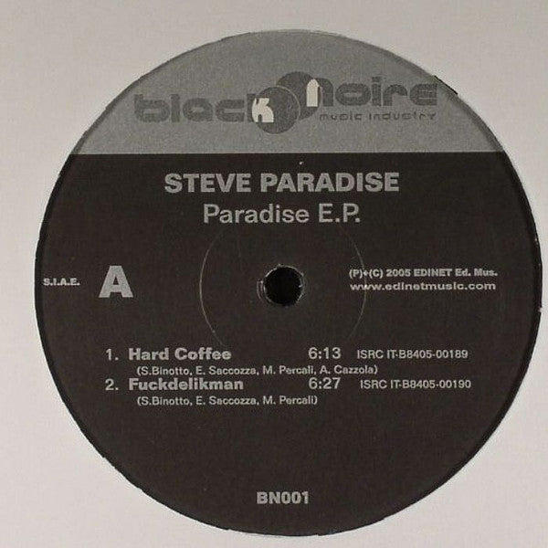 Steve Paradise : Paradise E.P. (12", EP)
