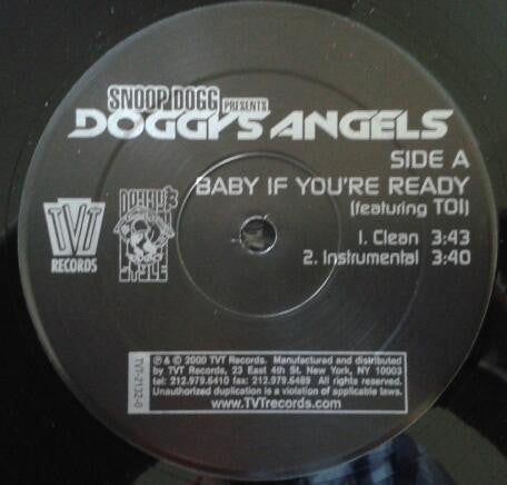 Snoop Dogg Presents Doggy's Angels : Baby If You're Ready (12")