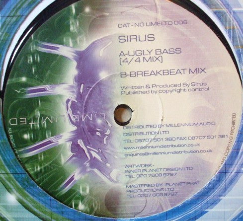 Sirus (2) : Ugly Bass (12")