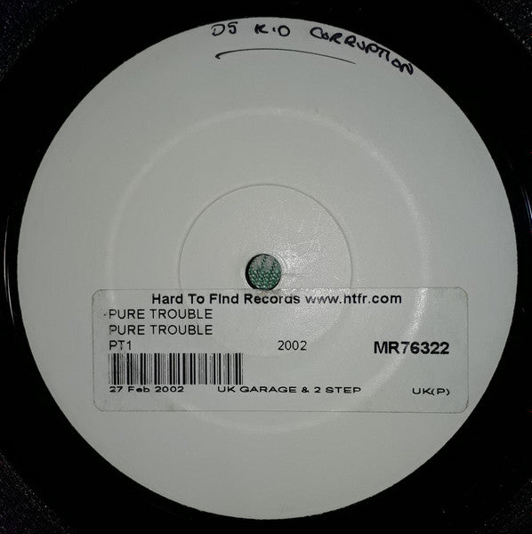 Pure Trouble : Pure Trouble E.P. (12", W/Lbl)