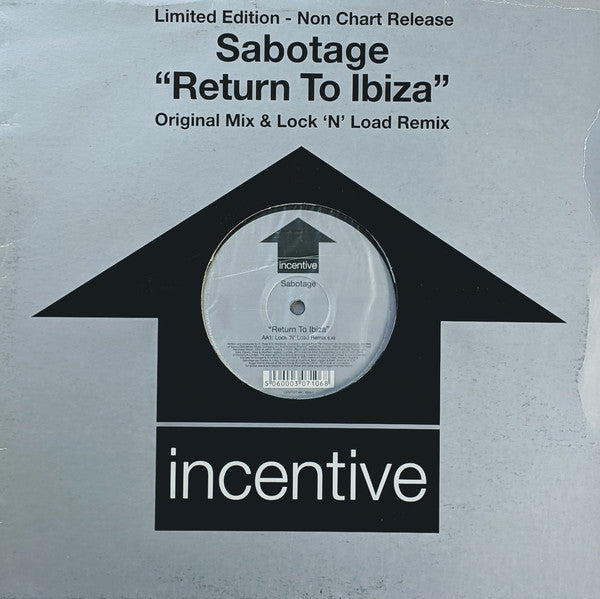 Sabotage (3) : Return To Ibiza (Original Mix & Lock 'N' Load Remix) (12", Ltd)