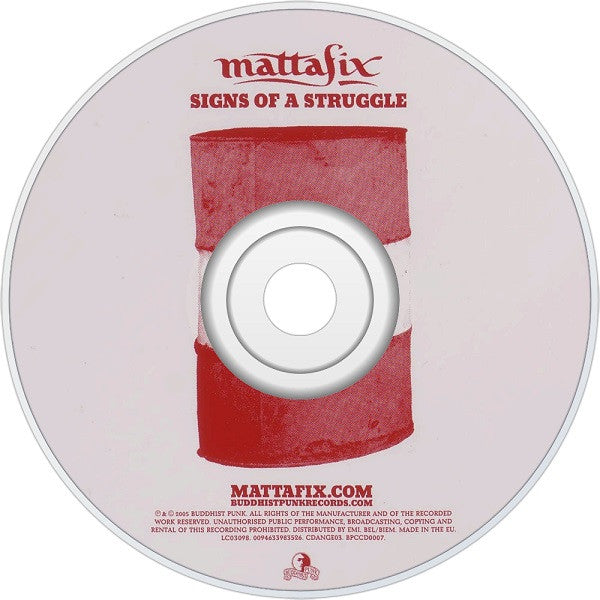 Mattafix : Signs Of  A Struggle (CD, Album)