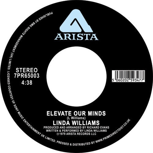 Linda Williams : Elevate Our Minds (7", Single)