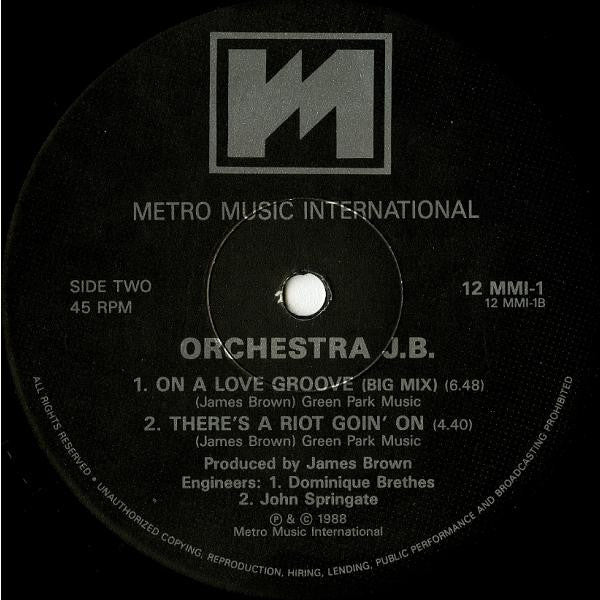 Orchestra JB : On A Love Groove (12")