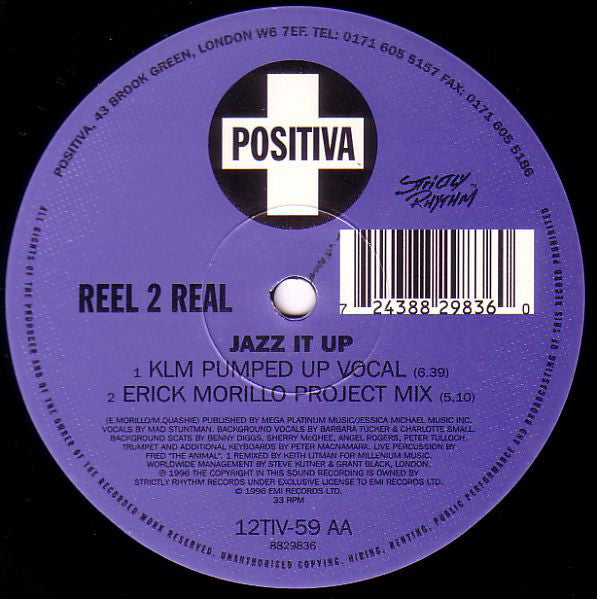 Reel 2 Real : Jazz It Up (12")