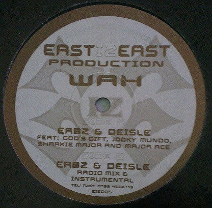 Erbz & DJ Diesle Feat: GodsGift, Jookie Mundo, Sharkey Major & Major Ace : Wah (12")
