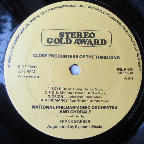 The National Philharmonic Orchestra* : Close Encounters Of The Third Kind And Other Great Space Music (LP, Album)