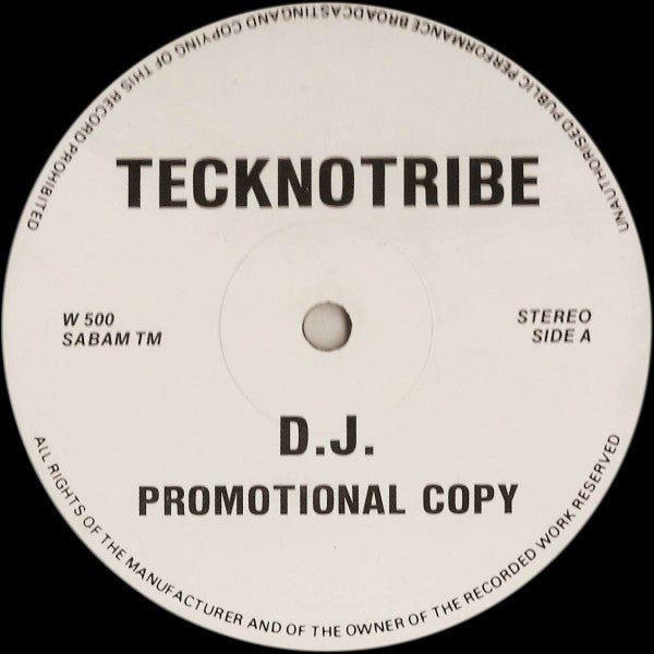 Tecknotribe : Untitled (12", Promo)