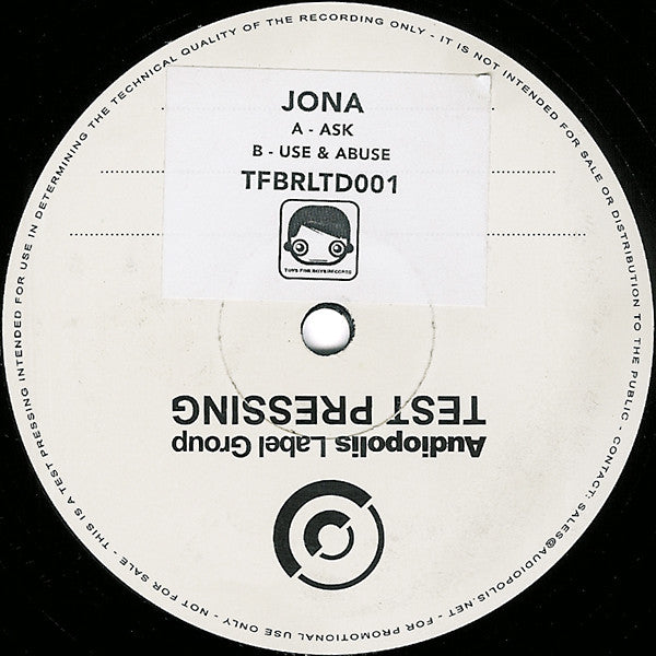 Jona : Ask / Use & Abuse (12", TP)
