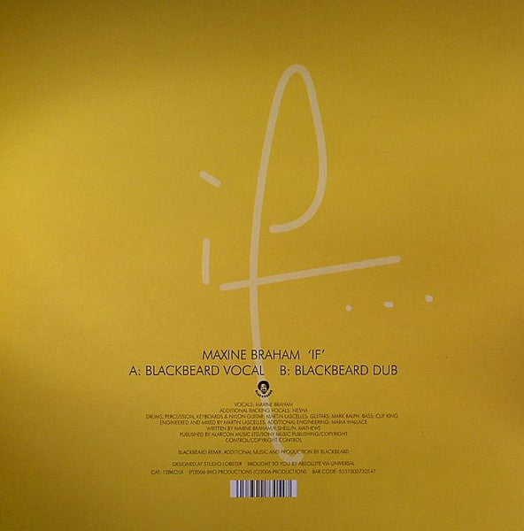 Maxine Braham : If (12")