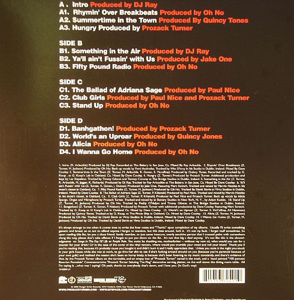 Prozack Turner : Bangathon! (2xLP, Album)