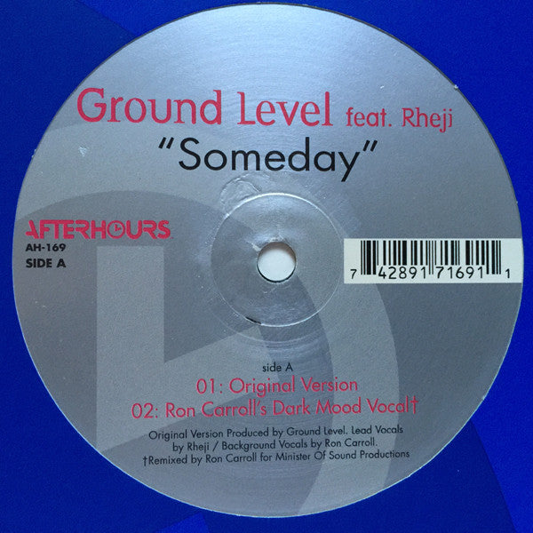 Ground Level (3) Feat. Rheji : Someday (12")