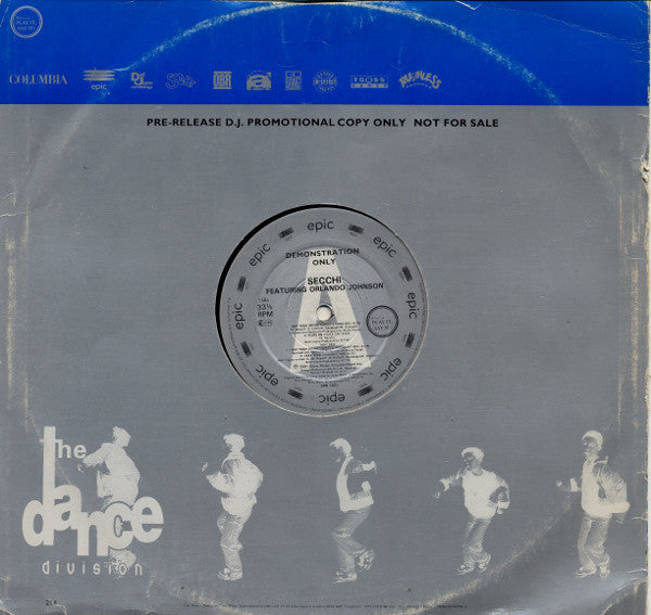 Secchi* Featuring Orlando Johnson : I Say Yeah (12", Promo)