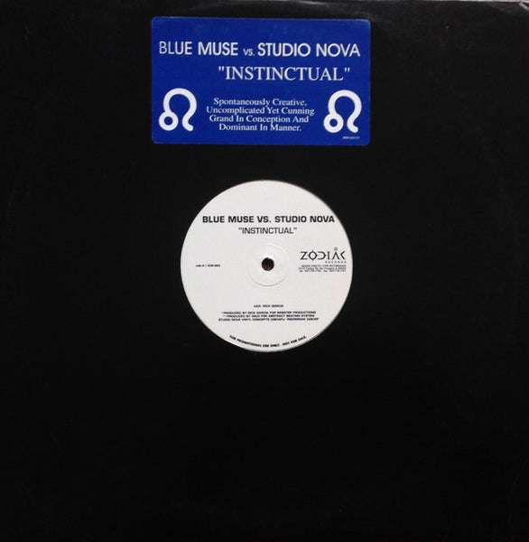 Blue Muse Vs. Studio Nova : Instinctual (12", Promo)