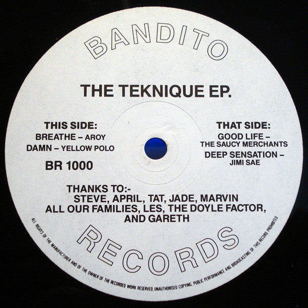 Various : The Teknique EP. (12", EP)