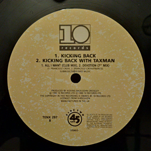 Kicking Back With Taxman : Devotion (ThE-Motive Mix) (12")