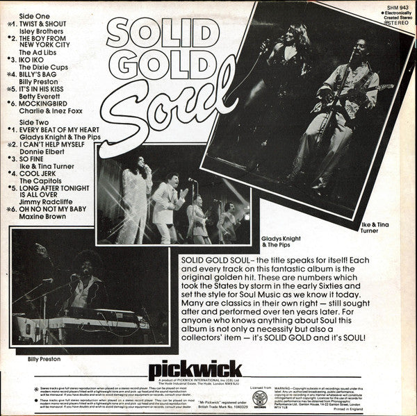 Various : Solid Gold Soul (LP, Comp)