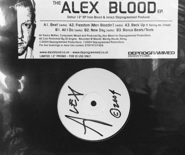 Alex Blood : The Alex Blood EP (12", EP, W/Lbl)