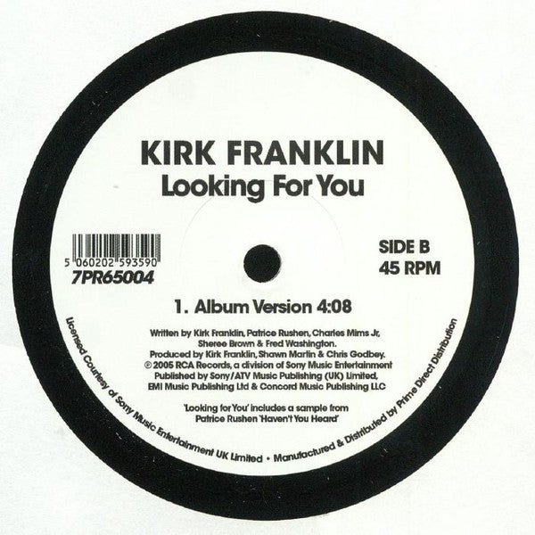 Kirk Franklin : Looking For You (7", RSD, Ltd, RE)
