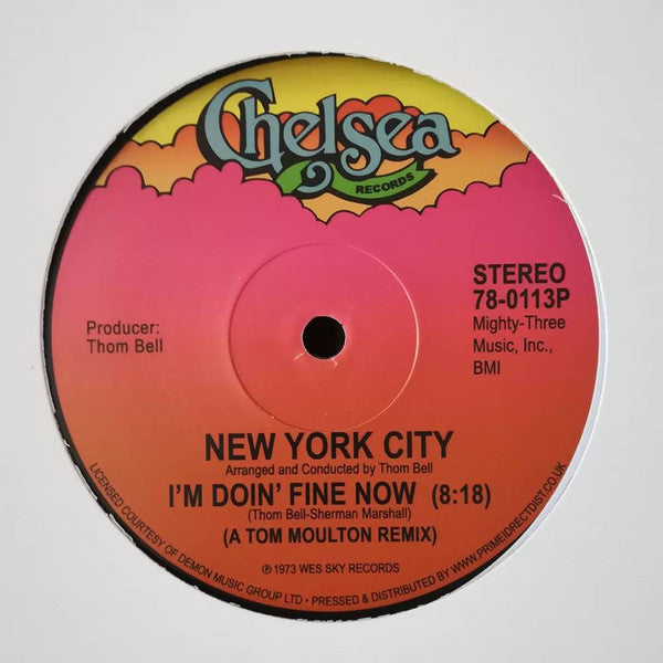 New York City : I'm Doin' Fine Now (12", RSD, Single, RE)