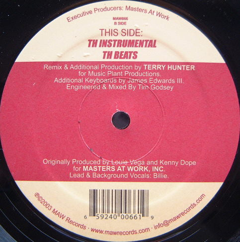 MAW* Featuring Billie : Every Now & Then (Remixes) (12")