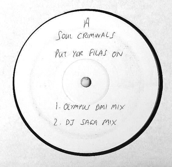 Soul Criminals : Put Yer Filas On (12", Promo, W/Lbl)