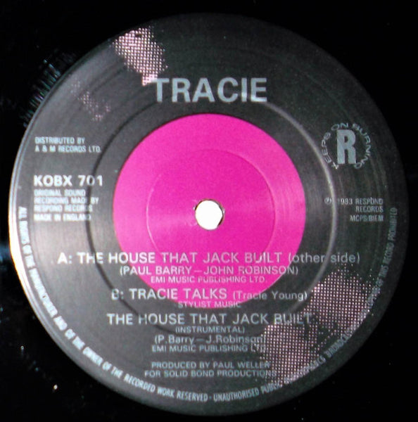 Tracie!* : The House That Jack Built (12", Single)