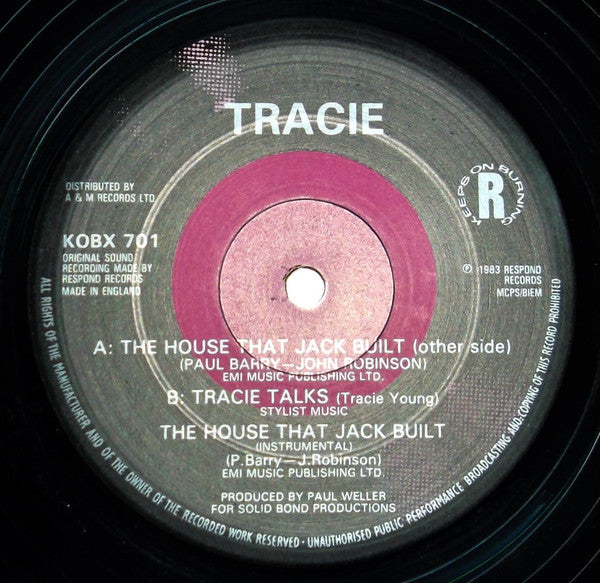Tracie!* : The House That Jack Built (12", Single)