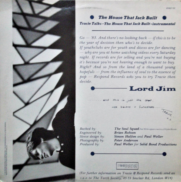 Tracie!* : The House That Jack Built (12", Single)