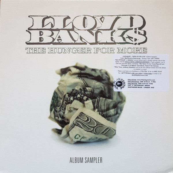 Lloyd Banks : The Hunger For More (Album Sampler) (12", Ltd, Promo, Smplr)