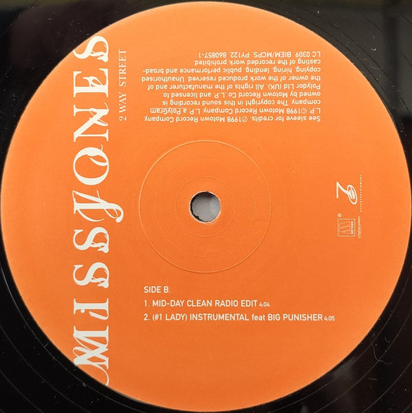 Miss Jones (2) : 2 Way Street <Remixes> (12", Single)