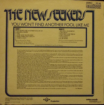 The New Seekers : You Won't Find Another Fool Like Me (LP, Comp)