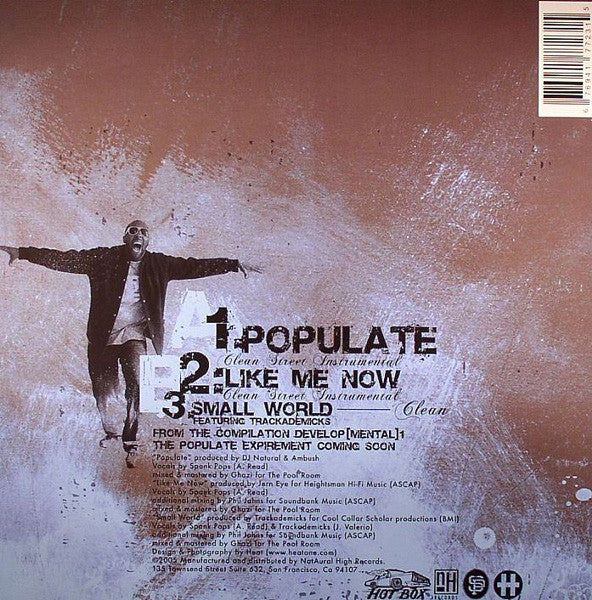 Spank Pops : Populate (12")