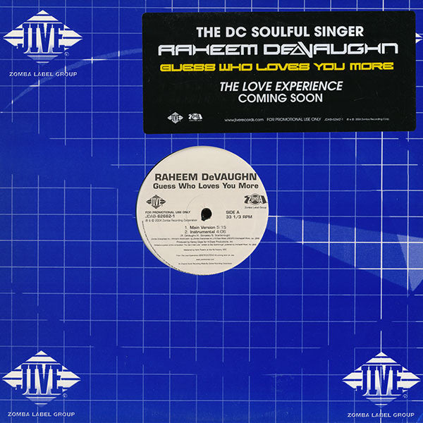 Raheem DeVaughn : Guess Who Loves You More (12", Single, Promo)