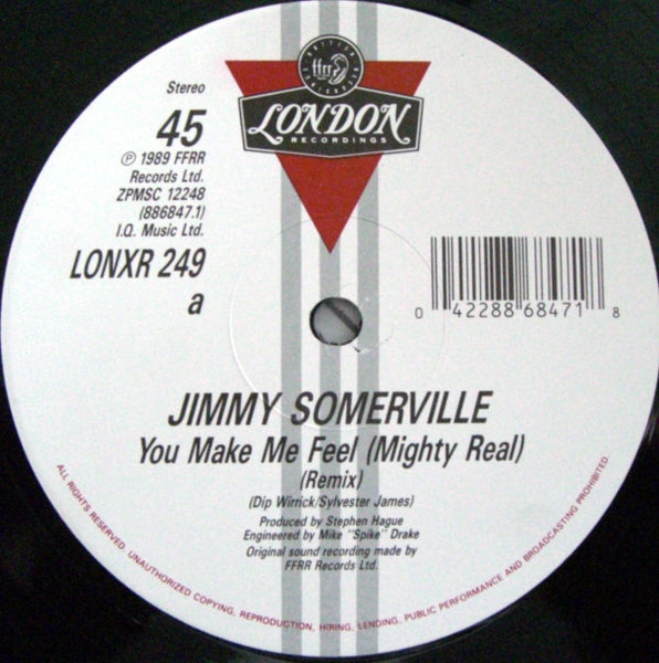 Jimmy Somerville : Mighty Real (Remix) (12", Single)