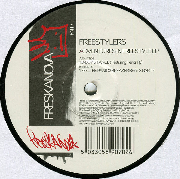 Freestylers : Adventures In Freestyle EP (12", EP)