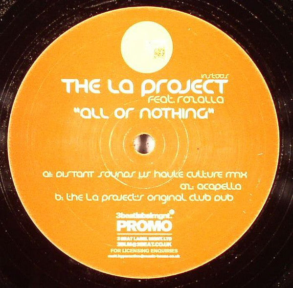 The LA Project Featuring Rozalla : All Or Nothing (12")