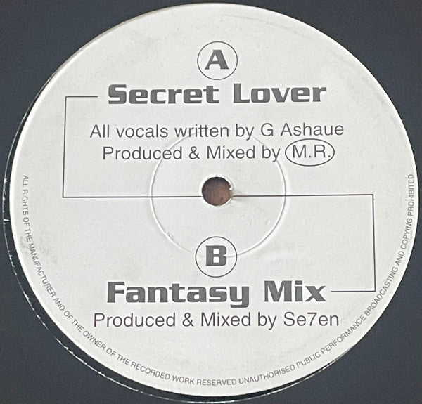M.R.* & Se7en (2) : Secret Lover (12")