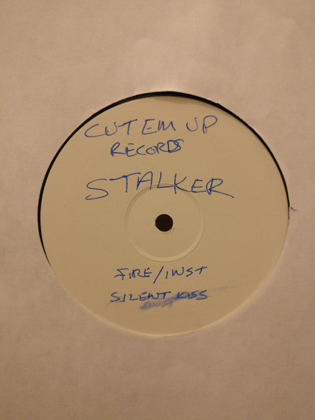 Stalker (46) : Fire / Silent Kiss (12", Promo, W/Lbl)