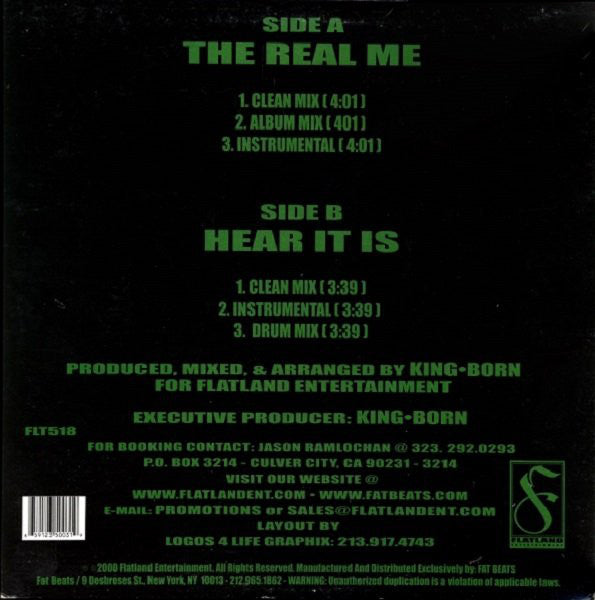 Erule : The Real Me / Here It Is (12", M/Print, Pic)