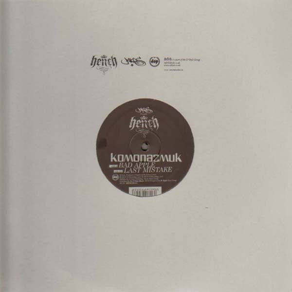 Komonazmuk : Bad Apple / Last Mistake (12")