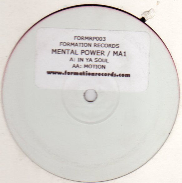 Mental Power / MA2 : In Ya Soul / Hearing Is Believing (12", W/Lbl, Sti)