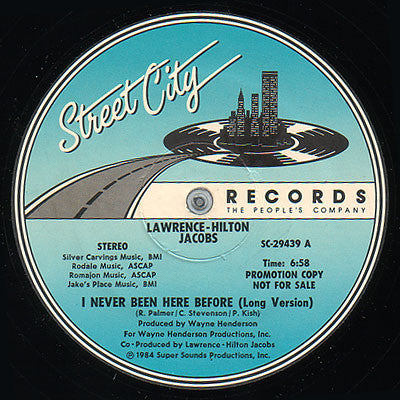 Lawrence-Hilton Jacobs* : I Never Been Here Before (12", Promo)