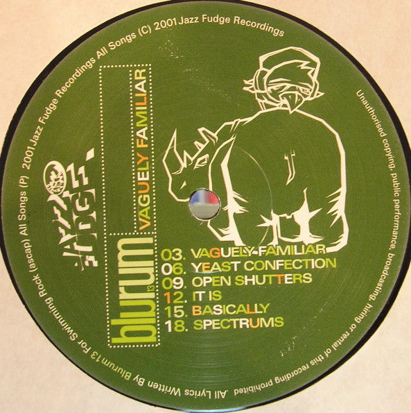 Blu Rum 13 : Vaguely Familiar (LP, Album)