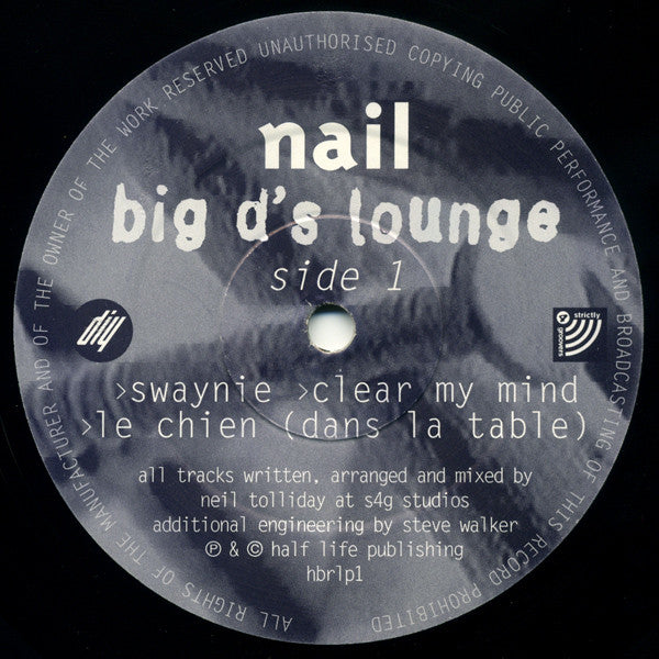 Nail Tolliday : Big D's Lounge (2x12", Album, Ltd)