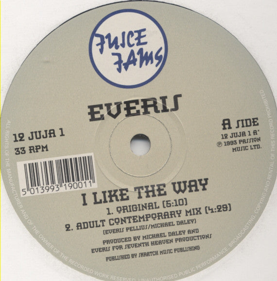 Everis : I Like The Way (12")