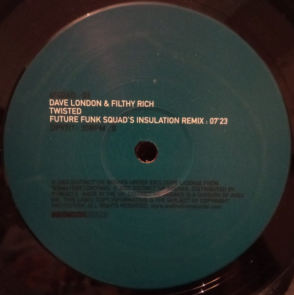 Dave London & Filthy Rich : Twisted (12")