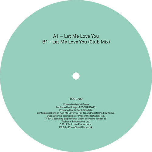 Weiss (6) : Let Me Love You (12")