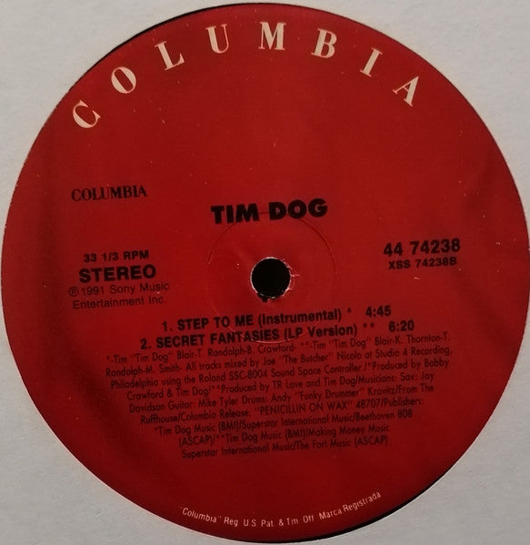 Tim Dog : Step To Me (12", RP)